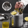 Double-Wall Stainless Steel Insulated Ice Bucket W/Lid 1.3L