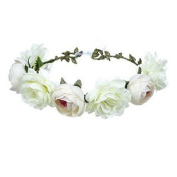 Boho Floral Garland Crown