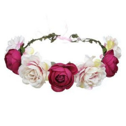 Boho Floral Garland Crown