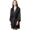Women's Satin Robe,Silky Kimono Bathrobe