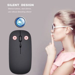 Wireless Computer Mouse 2.4G Slim Cordless Silent Design