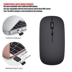 Wireless Computer Mouse 2.4G Slim Cordless Silent Design