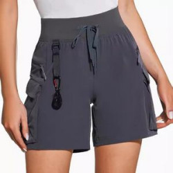 Breathable Womens Quick-Dry Cargo Shorts