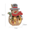 Christmas Wood Cutouts Pendants With Led Lights