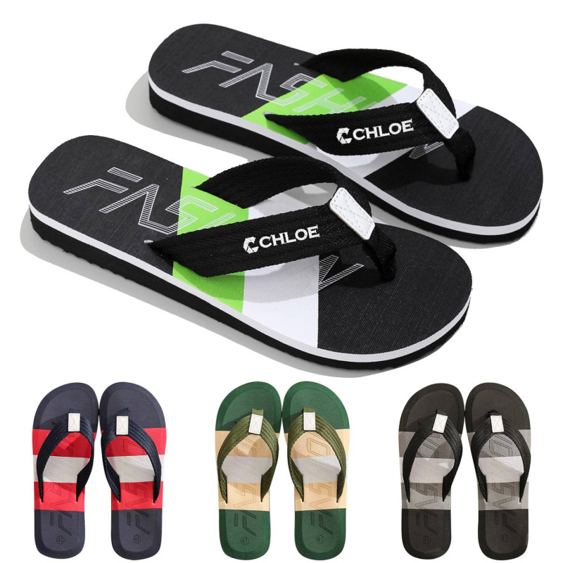 New Fashion Color Matching Flip-Flops For Men