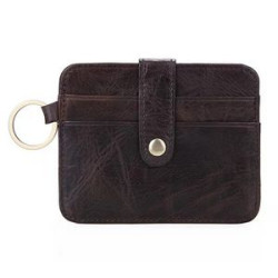 Card Case Calf Leather Wallet