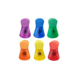Translucent Boulevard Magnetic Clip W/ Opaque Tips