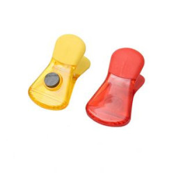 Translucent Boulevard Magnetic Clip W/ Opaque Tips
