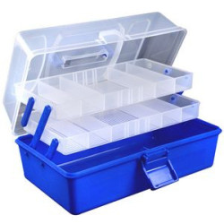 2-Tray Fishing Tackle Box Organizer