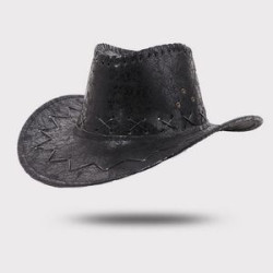 Felt Cowboy Hat With Draswtring