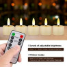 Usb Rechargeable 3D Wicks Tealights Candle Flameless