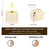 Usb Rechargeable 3D Wicks Tealights Candle Flameless
