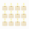 Usb Rechargeable 3D Wicks Tealights Candle Flameless