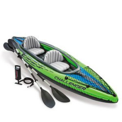 2-Person Inflatable Kayak Set With Aluminum Oars