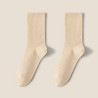Solid Color Crew Socks