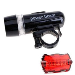 Bike Headlight and Taillight Set