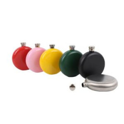 5oz Solid Round Hip Flask