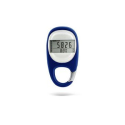 3D Walking Pedometer w/ Carabiner Clip