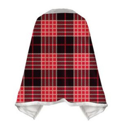 Custom Full Color Sherpa Wearable Blanket
