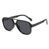Uv400 Vintage Sunglasses Large Squared Aviator Frame