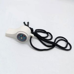 Emergency Survival Whistle w/ Therm & Compass