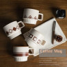 11Oz Porcelain Big Handle Coffee Mugs