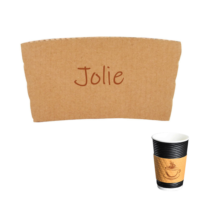 Disposable Heat-Insulating Corrugated Paper Cup Sleeve