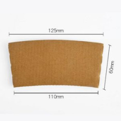 Disposable Heat-Insulating Corrugated Paper Cup Sleeve