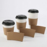 Disposable Heat-Insulating Corrugated Paper Cup Sleeve