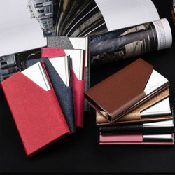 Aluminum alloy business card holder box