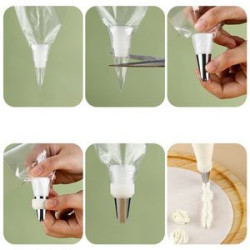 100 Anti Burst Pastry Icing Disposable Piping Bags