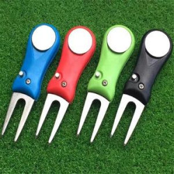 Foldable Repair Tool Magnetic Ball Marker Golf Pitch