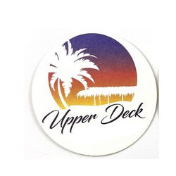 White 3.5" Round - Pulpboard Coasters
