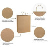 Paper Brown Shopping Bag with Handle