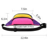 Neon Waist Fanny Pack For 80S Costumes