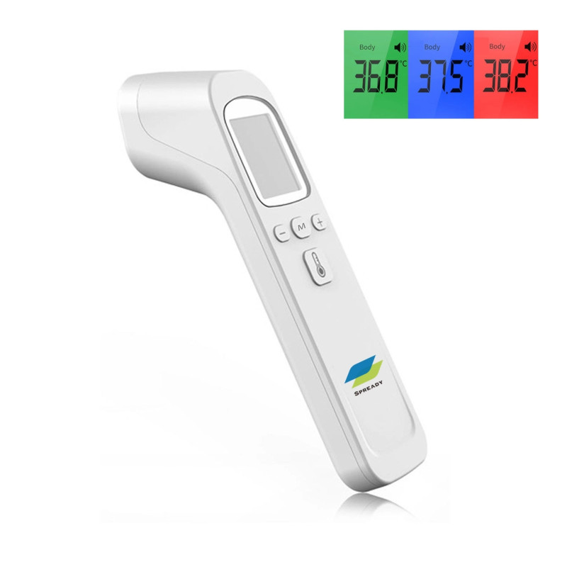 Forehead Thermometer With Fever Alarm Lcd Display