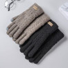 Winter Soft Touch Knit Lining Warm Gloves