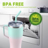 30 oz Stainless Steel Vacuum Thermal Cup with Handle