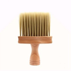Professional Barber Brush with Wooden Handle
