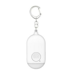 Rechargeable Safety Alarm Keychain w/ LED