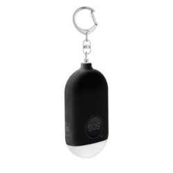 Rechargeable Safety Alarm Keychain w/ LED