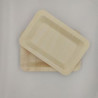 Wooden disposable cake plate