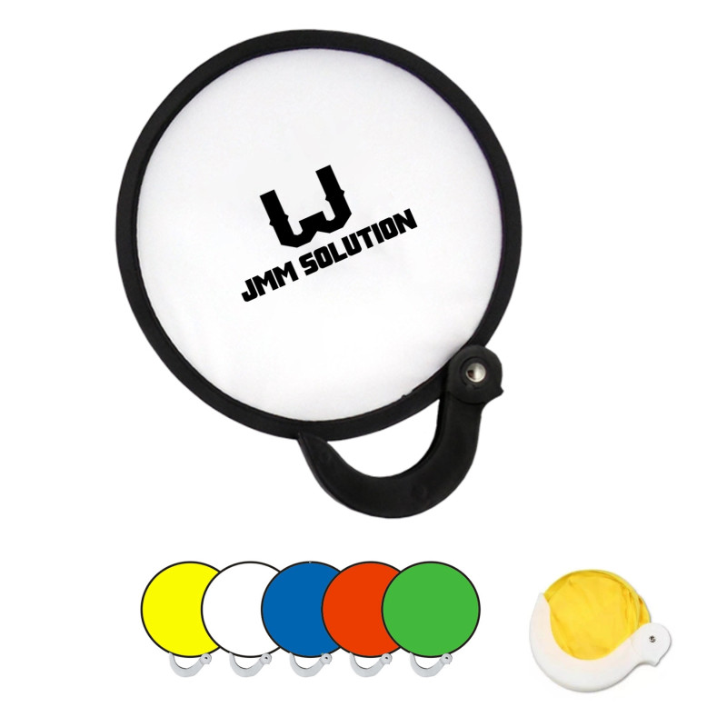 Round Japanese Style Folding Fans