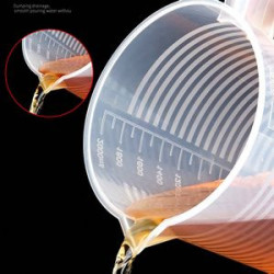 Transparent Plastic graduated measuring Jug of 500ml