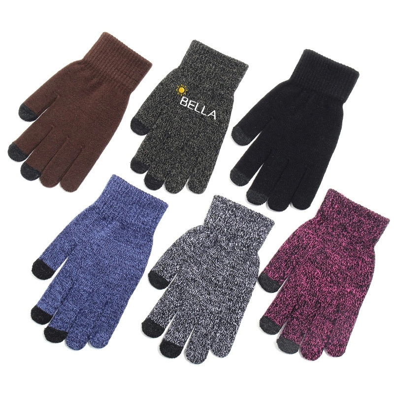 Touch Screen Warm Gloves With Thermal Soft Knit Lining
