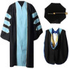 Doctoral Graduation Gown, Hood and Tam 8 Sided
