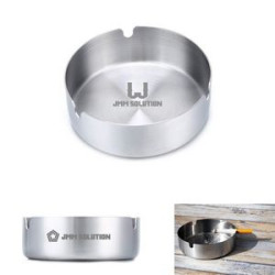Round Stainless Steel Cigarette Cigar Ashtray