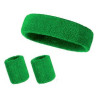 Sweatband Sports Headband Wristband Set