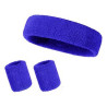 Sweatband Sports Headband Wristband Set