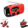 Emergency Hand Crank Solar Radio With Flashlight